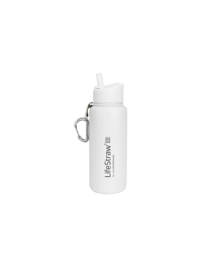 IZOLIUOTAS NERŪDIJANČIO PLIENO VANDENS BUTELIS SU FILTRU LIFESTRAW GO (BALTAS 650 ML), KAINA BE PVM: 61.942149, KODAS: 764014428