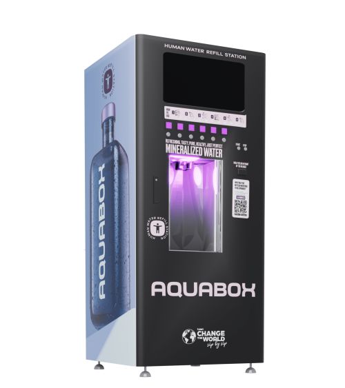 Activated carbon water vending machine Aquabox 1.0 AC (EN), KAINA BE PVM: 7879.338843, KODAS: KA250AC1 | 001