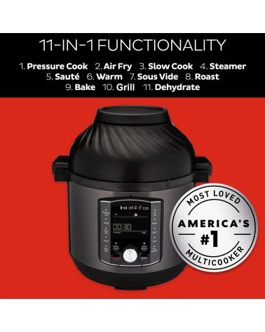 Instant Pot® Pro CRISP™ 8 - Daugiafunkcinis puodas (7,6L), KAINA: 274.91, KODAS: 140-0027-01-EU-GP | 008