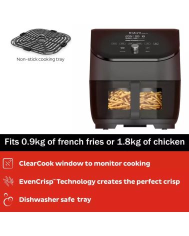 Instant Pot® Vortex™ Plus 8 Dual Drawer Clear Cook, KAINA BE PVM: 198.347107, KODAS: 920305 | 0013