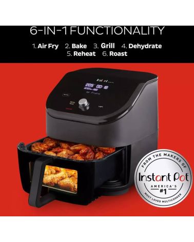 Instant Pot® Vortex™ Plus 8 Dual Drawer Clear Cook, KAINA BE PVM: 198.347107, KODAS: 920305 | 0014