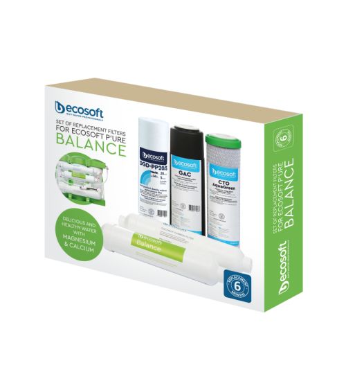 Ecosoft PURE Balance set of 5 replacement filters DGD205-GAC-CTOAG-BALANCE-POST, KAINA: 24.062665, KODAS: CHV5PUREBAL | 002