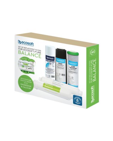 Ecosoft PURE Balance set of 5 replacement filters DGD205-GAC-CTOAG-BALANCE-POST, KAINA: 24.062665, KODAS: CHV5PUREBAL | 002