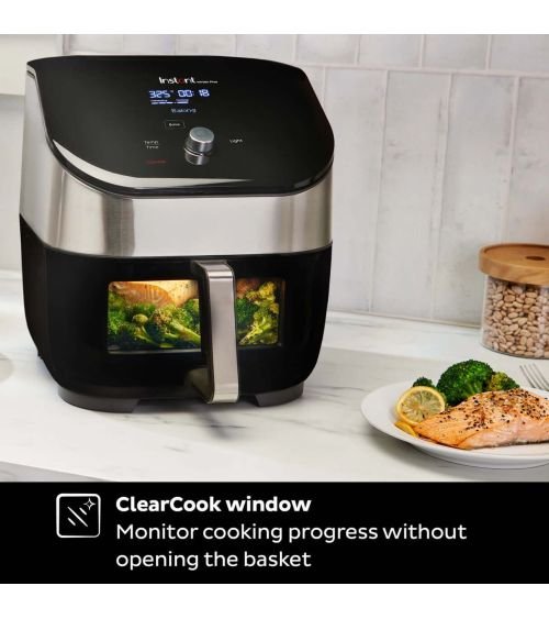 Instant Pot® Vortex® Plus 6QT nerūdijančio plieno oro gruzdintuvė su ClearCook ir OdorErase, KAINA: 137.46, KODAS: 140-3104-01-E