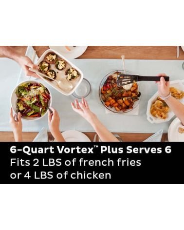 Instant Pot® Vortex® Plus 6QT nerūdijančio plieno oro gruzdintuvė su ClearCook ir OdorErase, KAINA: 137.46, KODAS: 140-3104-01-E