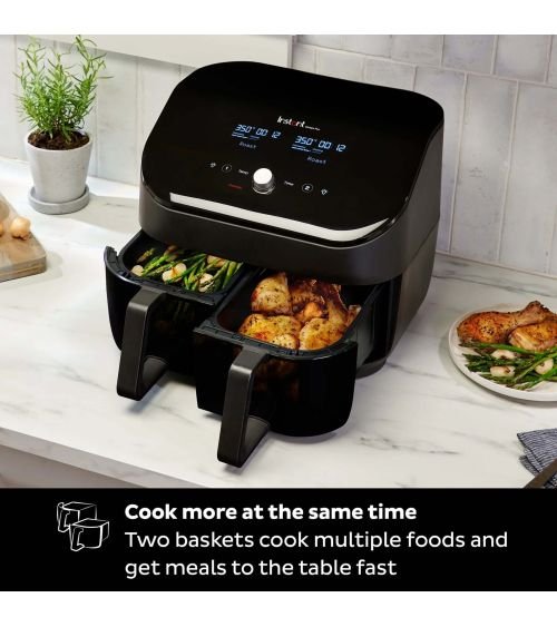 Instant Pot® Vortex® Plus Dual Black 8QT oro gruzdintuvė su ClearCook, KAINA: 193.6, KODAS: 140-3127-01-EU-GP | 001